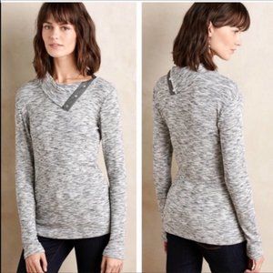 Anthropologie Dolan Turtle SnapNeck Pullover Top